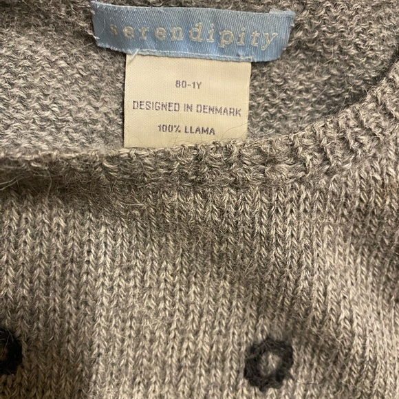 Serendipity hand dyed yarn 100% girls sweater - Picture 6 of 6